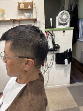 ベリーショートのメンズスタイル